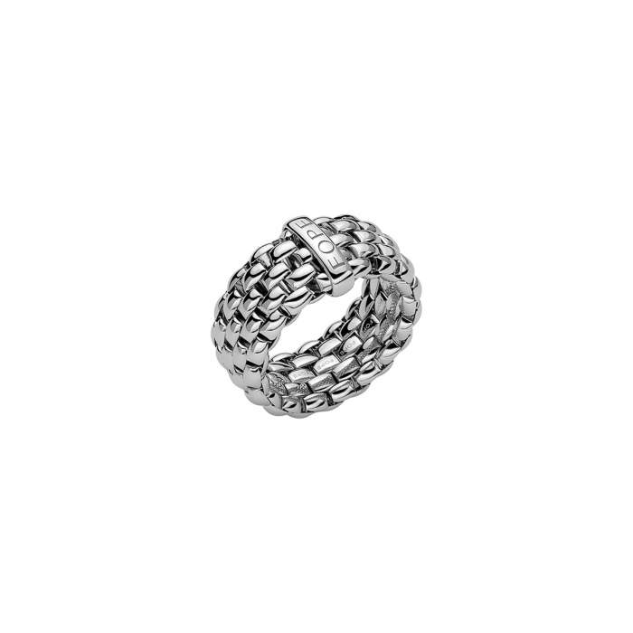Fope anello Flex it Essentials oro bianco AN05 - Gioielleria Casavola Noci - idee regalo donne - gioiello flessibile