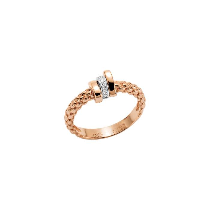 Fope anello Prima oro rosa AN743-BBR - Gioielleria Casavola Noci - idee regalo donne - diamanti