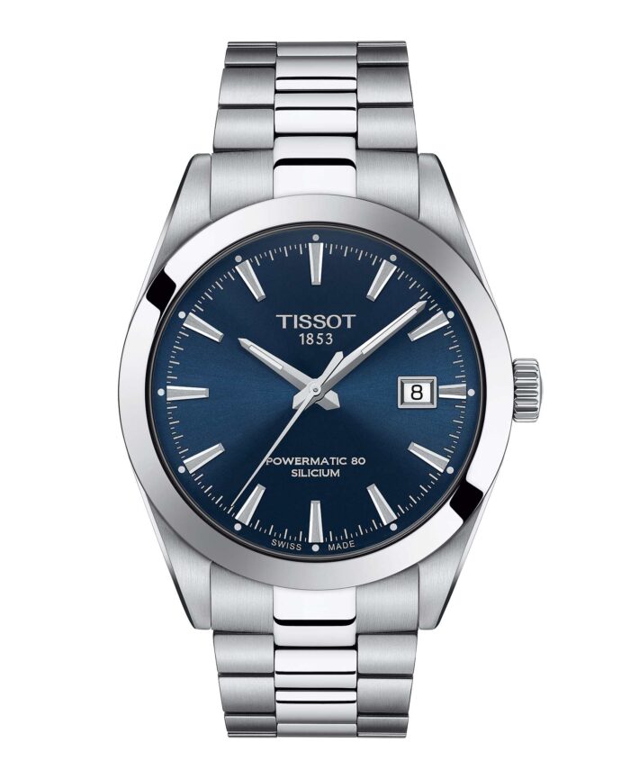 Tissot Gentleman Powermatic 80 T127.407.11.041.00 - Gioielleria Casavola di Noci - orologio automatico svizzero con spirale in silicio - quadrante blu
