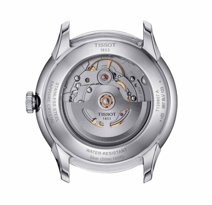 Tissot Chemin des Tourelles T139.807.11.031.00 - orologio automatico svizzero in acciaio INOX - Gioielleria Casavola di Noci - idee regalo compleanno nonno