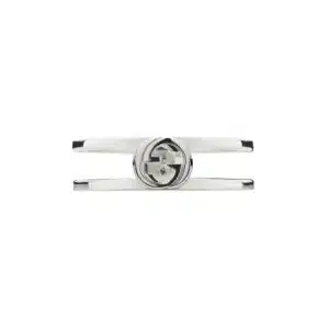 Gucci Interlocking YBC797029001 - Gioielleria Casavola di Noci - anello sottile in argento 924 con incrocio GG - immagine frontale