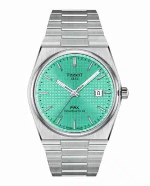Tissot PRX Powermatic 80 T137.407.11.091.01 - Gioielleria Casavola di Noci - orologio automatico svizzero da uomo con quadrante turchese