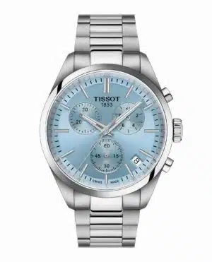 Tissot PR 100 Cronograph T150.417.11.351.00 - Gioielleria Casavola di Noci - orologio svizzero da uomo con quadrante blu ghiaccio